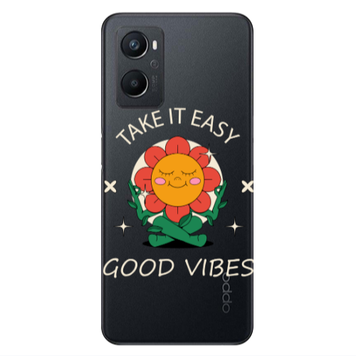 Oppo A 96 Take It Easy Transparent Silicone TPU Θήκη
