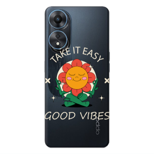 Oppo A 98 Take It Easy Transparent Silicone TPU Θήκη
