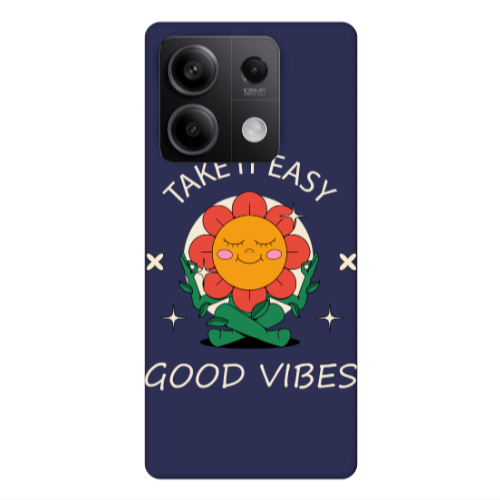 Xiaomi Redmi Note 13Pro 5G Take It Easy Dark blue Colored Silicone TPU Θήκη