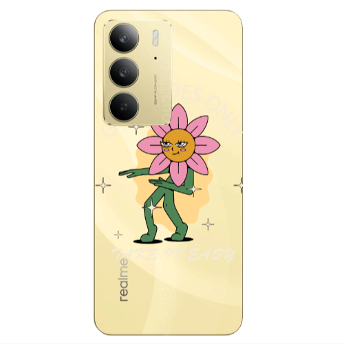Realme C 75 Good Vibes Only Transparent Silicone TPU Θήκη