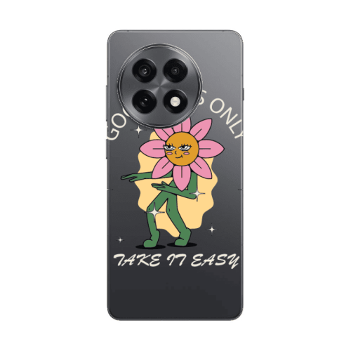 Oneplus 13 R Good Vibes Only Transparent Silicone TPU Θήκη