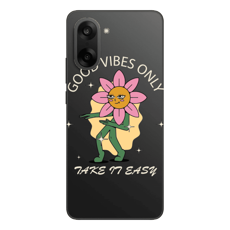 Oneplus Nord CE 5 Good Vibes Only Transparent Silicone TPU Θήκη