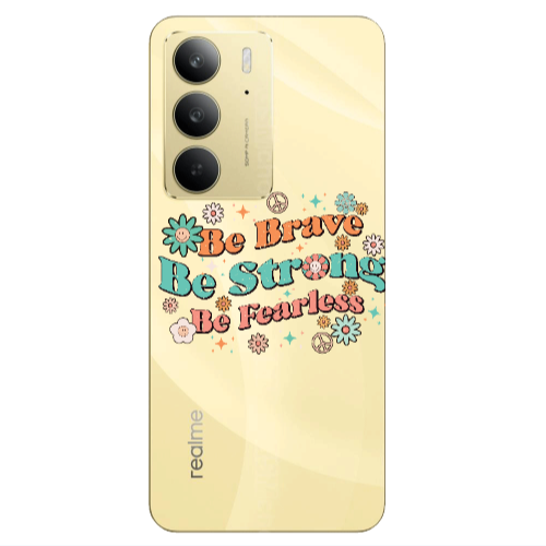 Realme C 75 Be Brave Transparent Silicone TPU Θήκη