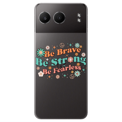 Oneplus Nord 4 Be Brave Transparent Silicone TPU Θήκη