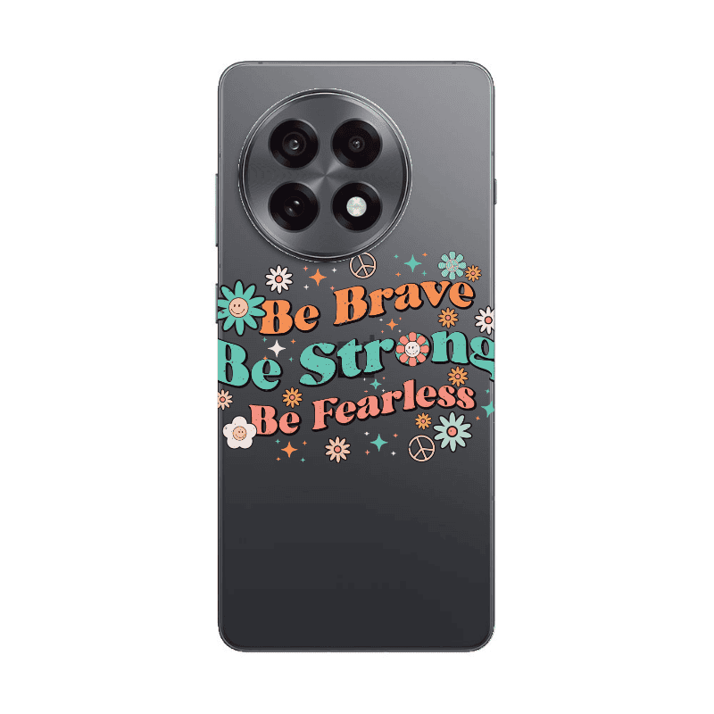 Oneplus 13 5G Be Brave Transparent Silicone TPU Θήκη
