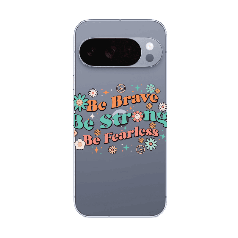 Google Pixel 10 Pro Be Brave Transparent Silicone TPU Θήκη