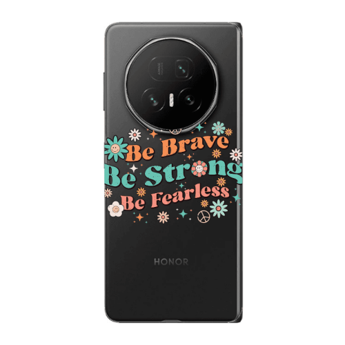 Honor Magic V5 Be Brave Transparent Silicone TPU Θήκη