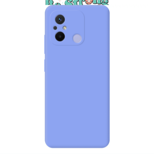 Xiaomi Redmi 12C Be Brave Light Purple Colored Silicone TPU Θήκη