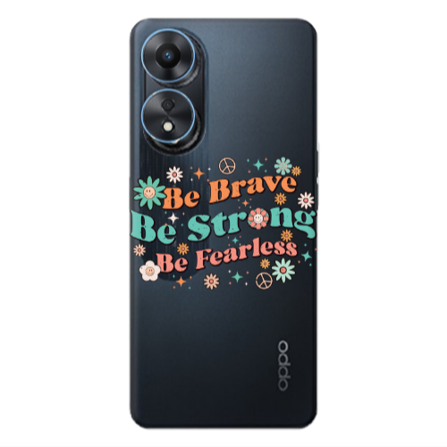 Oppo A 98 Be Brave Transparent Silicone TPU Θήκη