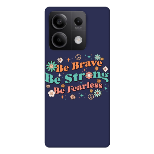 Xiaomi Redmi Note 13Pro 5G Be Brave Dark blue Colored Silicone TPU Θήκη