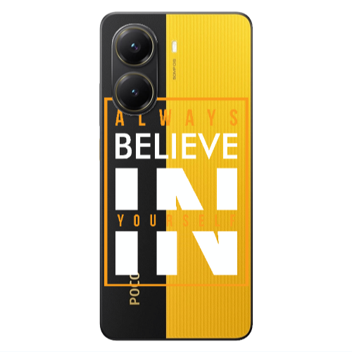 Xiaomi Poco X7 Pro Always Belive Transparent Silicone TPU Θήκη