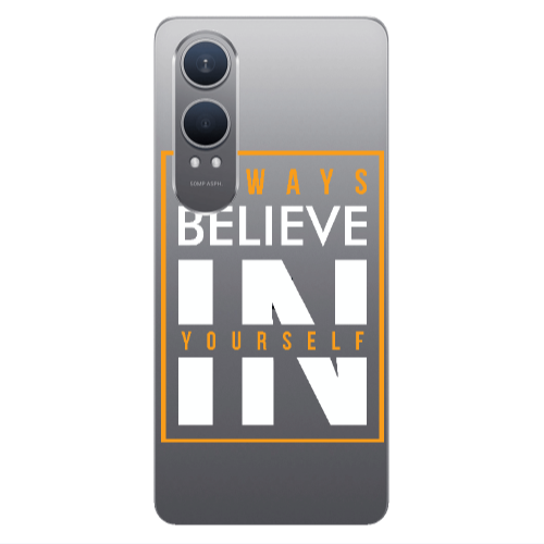 Oneplus Nord Ce 4 lite Always Belive Transparent Silicone TPU Θήκη