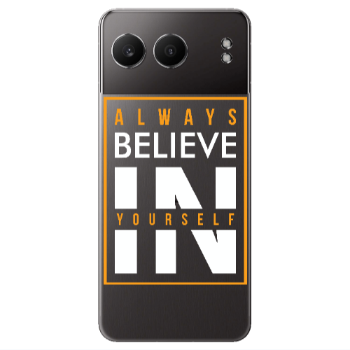 Oneplus Nord 4 Always Belive Transparent Silicone TPU Θήκη