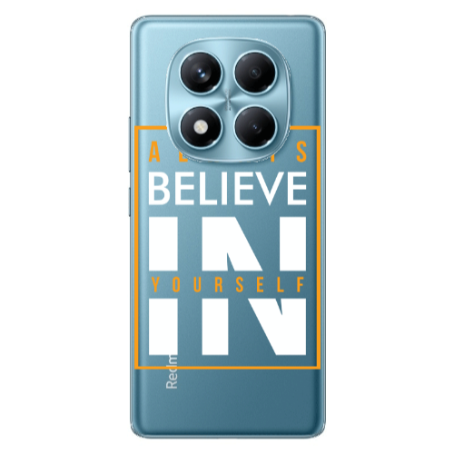 Xiaomi Redmi Note 14 Pro Always Belive Transparent Silicone TPU Θήκη