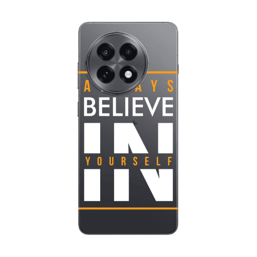 Oneplus 13 5G Always Belive Transparent Silicone TPU Θήκη