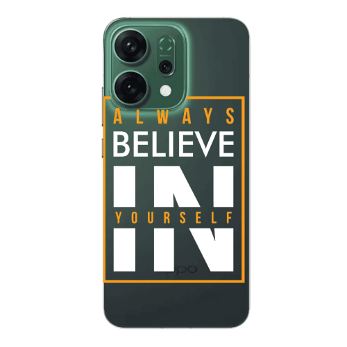 Oppo RENO 14 Always Belive Transparent Silicone TPU Θήκη