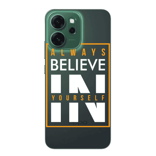 Oppo 14 F Always Belive Transparent Silicone TPU Θήκη