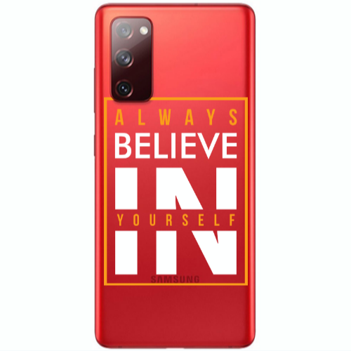 Samsung S20 FE Always Belive Transparent Silicone TPU Θήκη