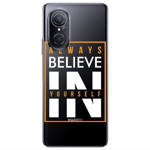 Huawei Nova 9 SE Always Belive Transparent Silicone TPU Θήκη