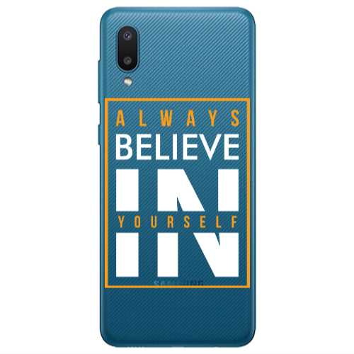 Samsung A02 Always Belive Transparent Silicone TPU Θήκη
