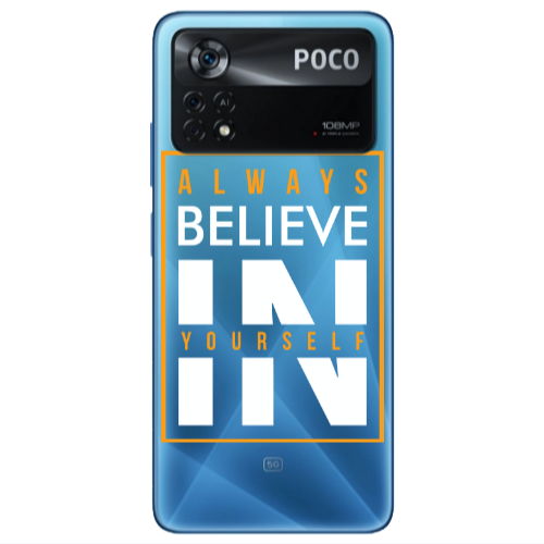 Xiaomi Poco X4 Pro Always Belive Transparent Silicone TPU Θήκη
