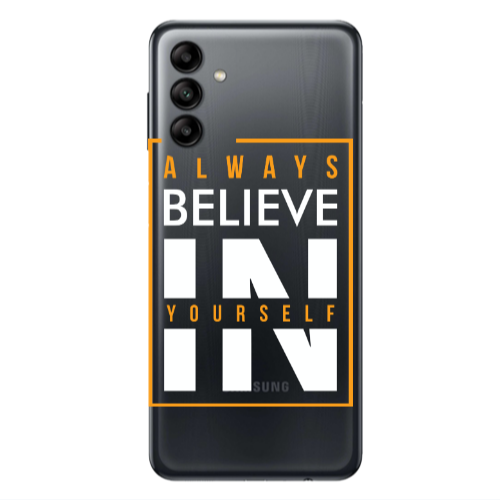 Samsung A04S Always Belive Transparent Silicone TPU Θήκη