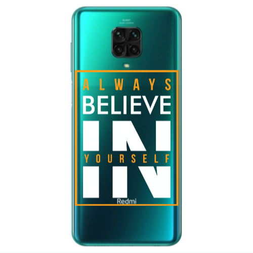 Xiaomi Redmi Note 9S Always Belive Transparent Silicone TPU Θήκη