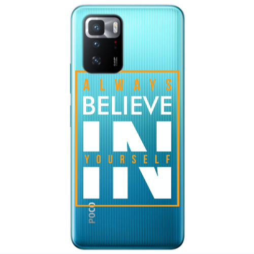 Xiaomi Poco X3 GT Always Belive Transparent Silicone TPU Θήκη