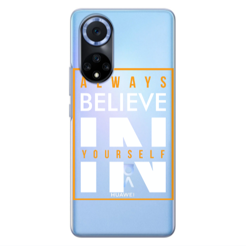 Huawei Nova 9 Always Belive Transparent Silicone TPU Θήκη
