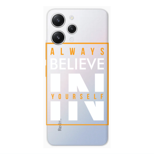 Xiaomi Redmi 12 Always Belive Transparent Silicone TPU Θήκη