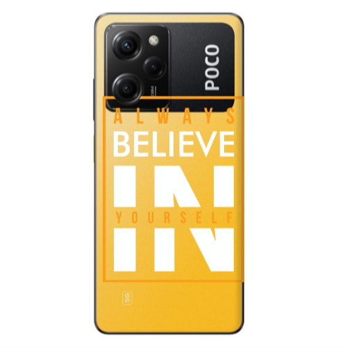 Xiaomi Poco X5 Pro Always Belive Transparent Silicone TPU Θήκη