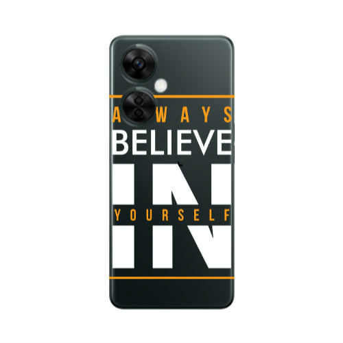 Oneplus Nord CE 3 Lite 5G Always Belive Transparent Silicone TPU Θήκη