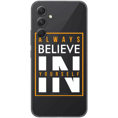 Samsung Galaxy A25 Always Belive Transparent Silicone TPU Θήκη