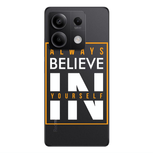 Xiaomi Redmi Note 13 5G Always Belive Transparent Silicone TPU Θήκη