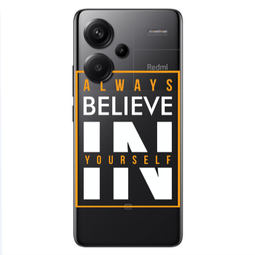 Xiaomi Redmi Note 13 Pro+ 5G  Always Belive Transparent Silicone TPU Θήκη