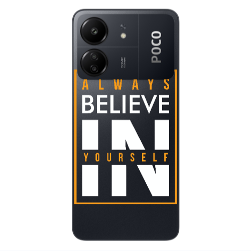 Xiaomi Poco C65 Always Belive Transparent Silicone TPU Θήκη