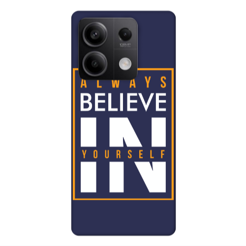 Xiaomi Redmi Note 13Pro 5G Always Belive Dark blue Colored Silicone TPU Θήκη