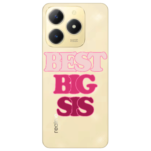 Realme C61 Best Big Sis Transparent Silicone TPU Θήκη