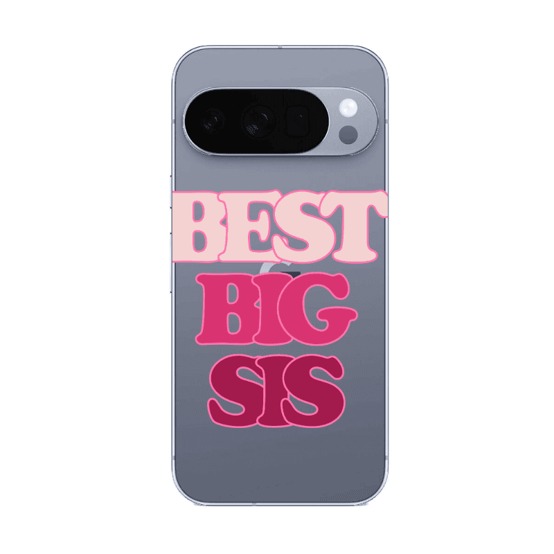 Google Pixel 10 Pro Best Big Sis Transparent Silicone TPU Θήκη