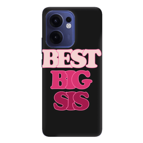 Oppo Reno 13 F Be Creative Black Colored Silicone TPU Θήκη