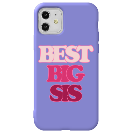Apple iPhone 11  Be Creative Purple Colored Silicone TPU Θήκη