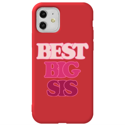 Apple iPhone 11  Be Creative Red Colored Silicone TPU Θήκη