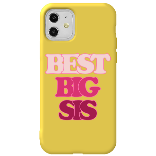 Apple iPhone 11  Be Creative Yellow Colored Silicone TPU Θήκη