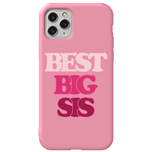 Apple iPhone 11 Pro Be Creative Pink Colored Silicone TPU Θήκη