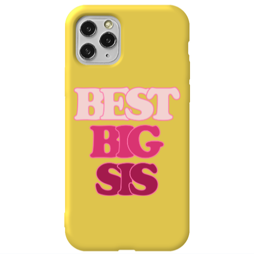 Apple iPhone 11 Pro Be Creative Yellow Colored Silicone TPU Θήκη