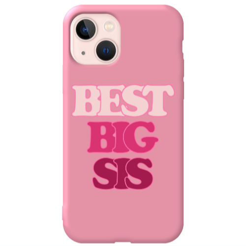 Apple iPhone 13 Be Creative Pink Colored Silicone TPU Θήκη