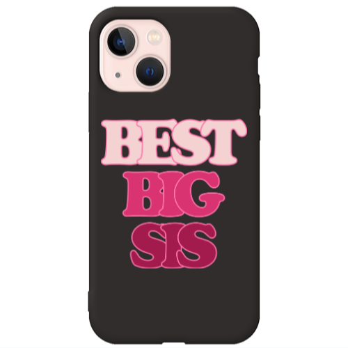 Apple iPhone 13 Be Creative Black Colored Silicone TPU Θήκη