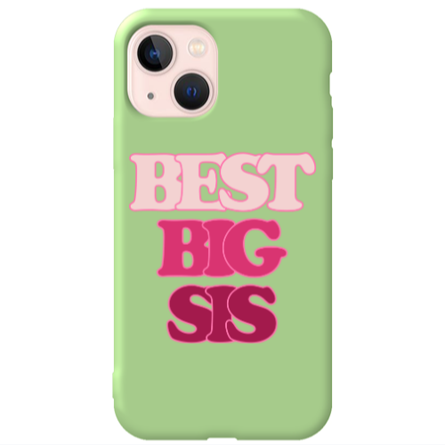Apple iPhone 13 Be Creative Light Green Colored Silicone TPU Θήκη