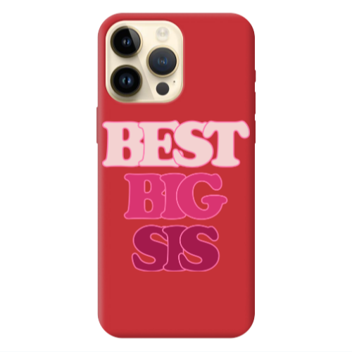 Apple iPhone 13 Pro Max Be Creative Red Colored Silicone TPU Θήκη