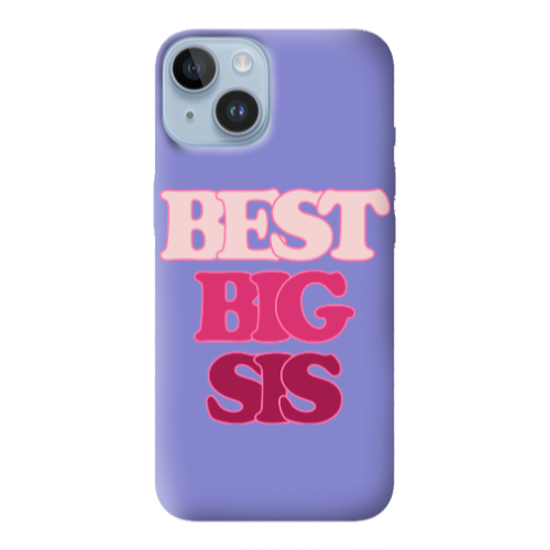 Apple iPhone 14  Be Creative Purple Colored Silicone TPU Θήκη